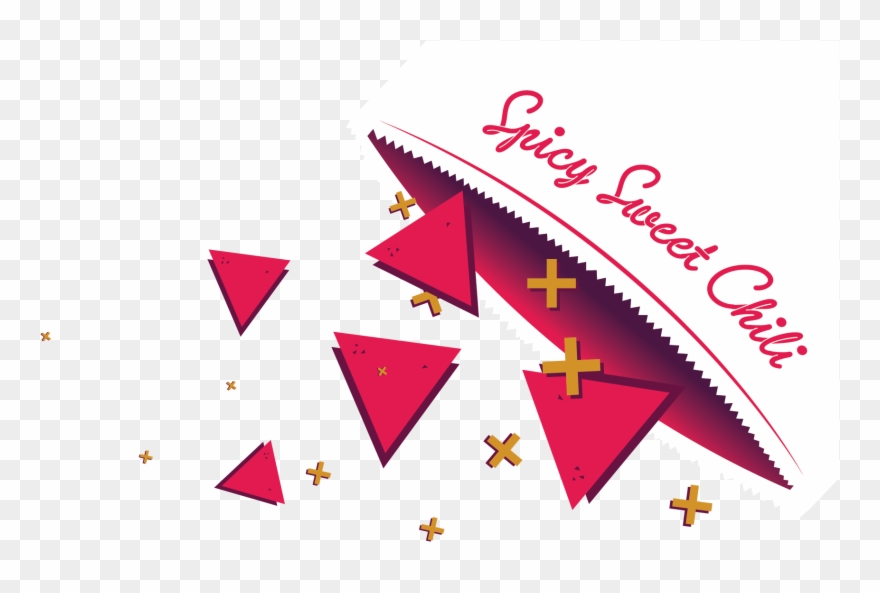 Spicy Chip Bag - Triangle Clipart