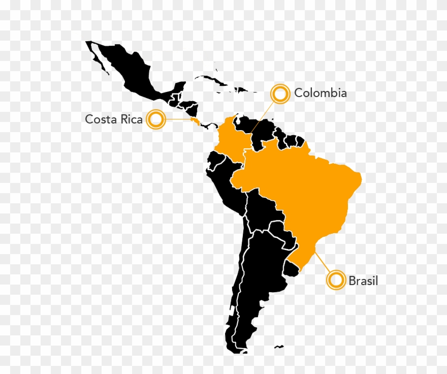 Jaguar Map - Ticks Of The Southern Cone Of America: Diagnosis, Distribution, Clipart