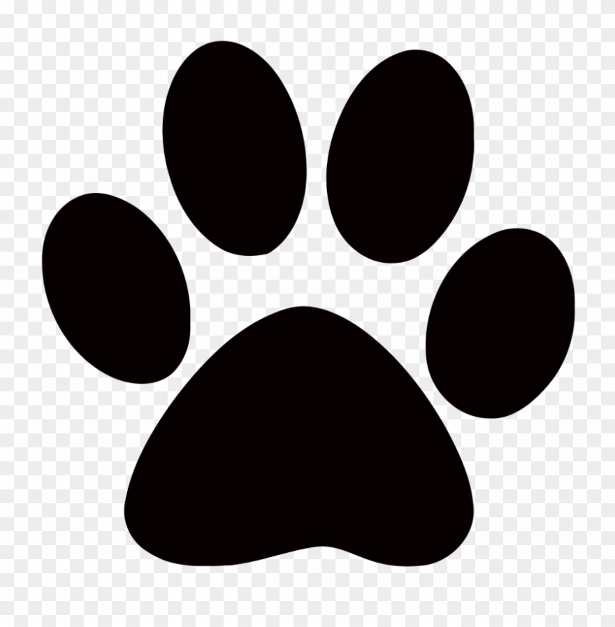Pawprint Clipart Jaguar - Png Download