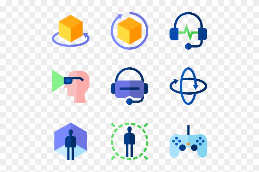 Virtual Reality - Rotation Icon Clipart