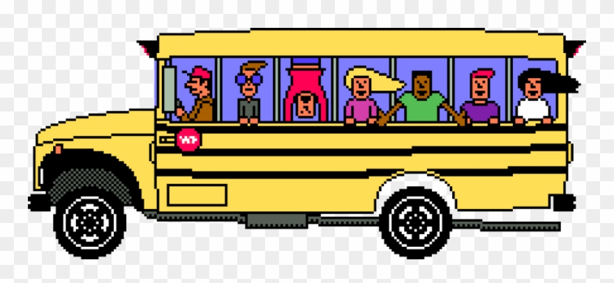 School Bus Service - Animated Bus Clipart