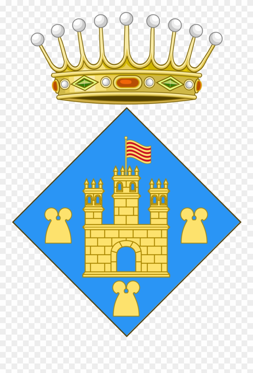 Coat Of Arms Of Palamós - Meaning Of Heraldic Crowns Clipart