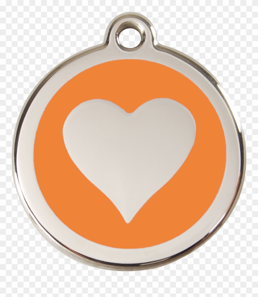 1htom, 9330725028197, Image - Red Dingo Cat Id Tag Stainless Steel Clipart