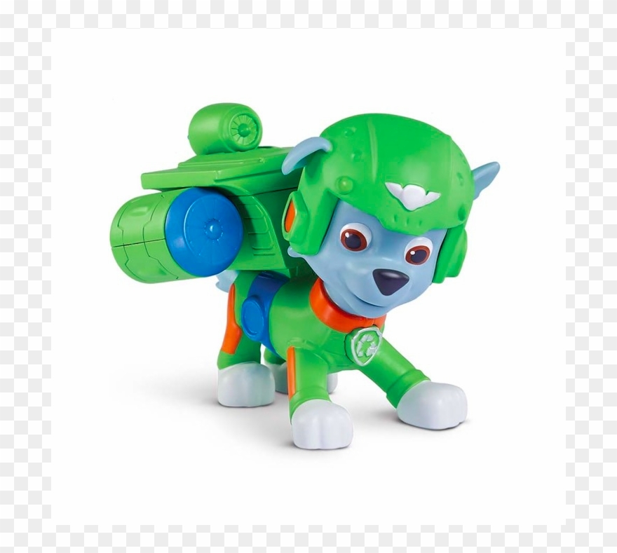Spin Master Paw Patrol Figurka Ze Skrzydłami I Odznaką - Paw Patrol, Air Rescue Rocky, Pup Pack Clipart