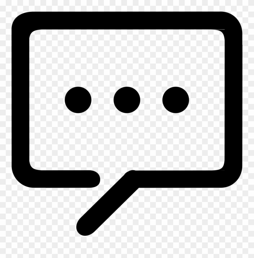 Black Comments Icon - Comment Icon Png Free Clipart