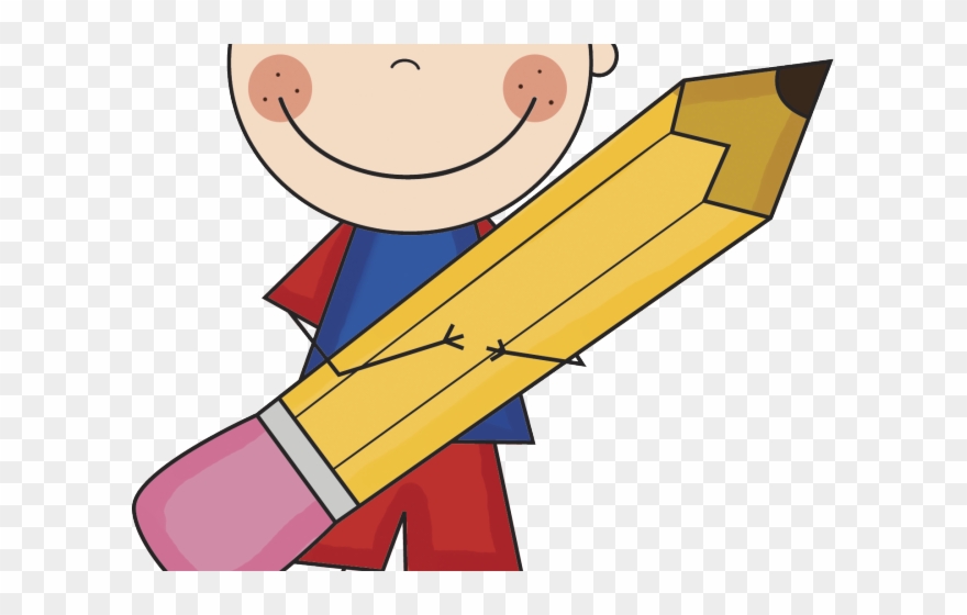 Pencil Clipart Boy - Kindergarten Writing Song - Png Download