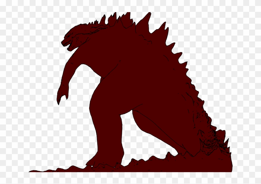 Freestyle Anime Godzilla2 Halfsit5 Red7 Freestyle Anime - Godzilla 2d Clipart