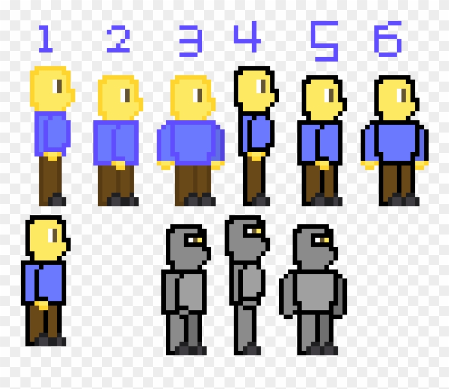 Survivial Edge Player Sprite - Sprite Clipart