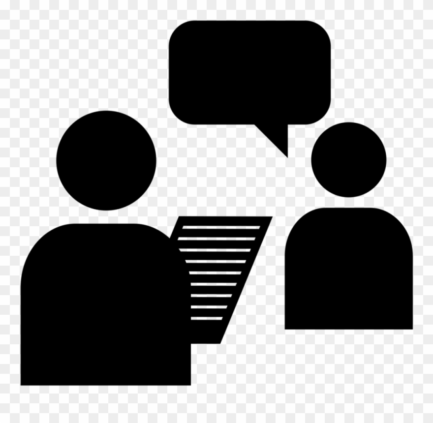 Human Clipart Recruitment Interview - Png Download