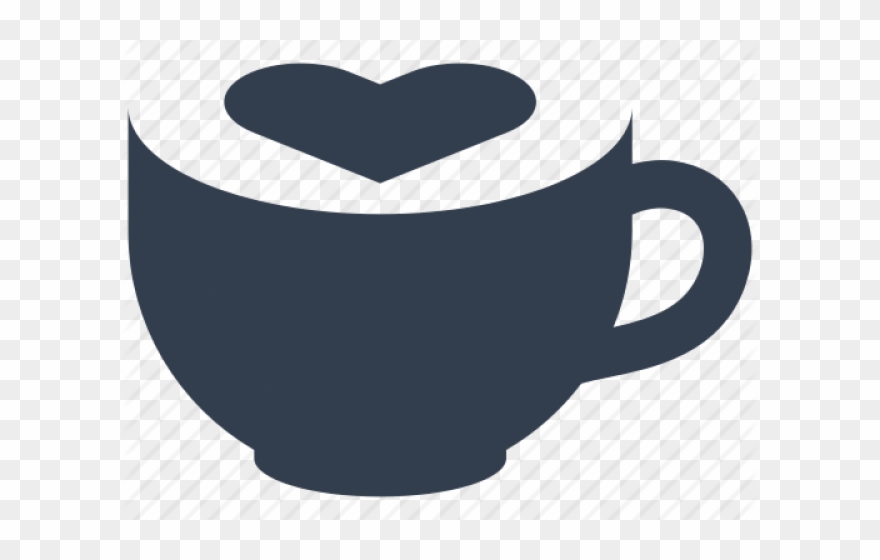 Heart Coffee Icon Clipart