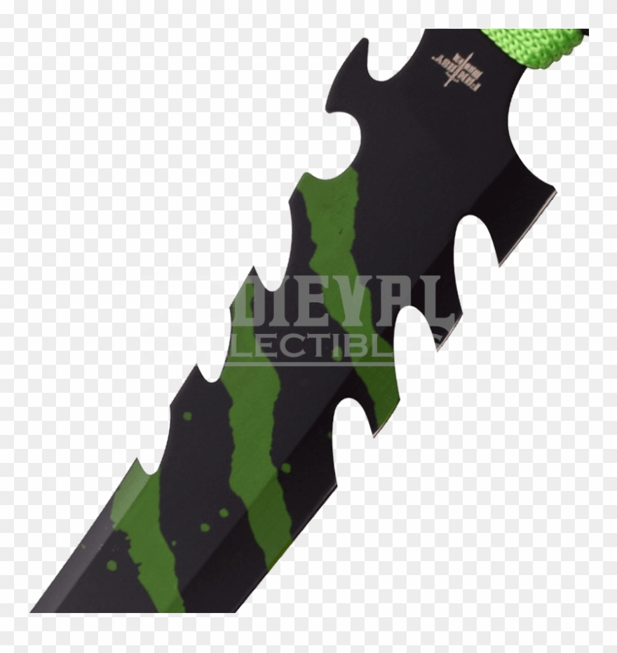 Item - Fantasy Swords Green Clipart