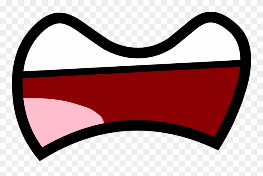 Big Frown Mouth Open Ii Style - Scared Mouth Cartoon Png Clipart