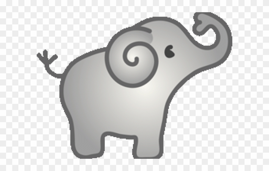Baby Elephant Clipart - Elephant Clip Art No Background - Png Download