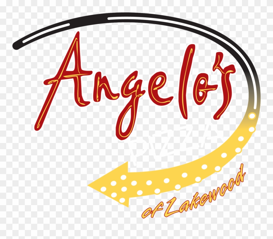 Pizza Clipart Text - Angelo's Pizza Lakewood Logo - Png Download
