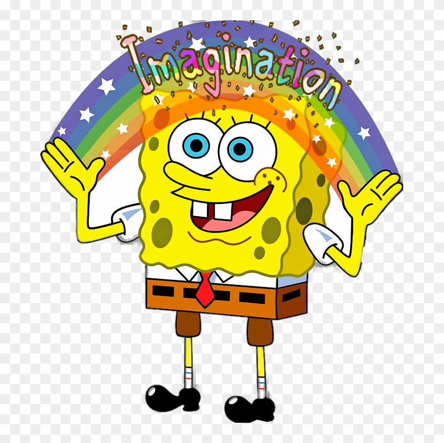 Scwords Words Spongebob Imagination Rainbow - Play Station Vita Pch 2000 Psv 2000 Skin Decorative Clipart