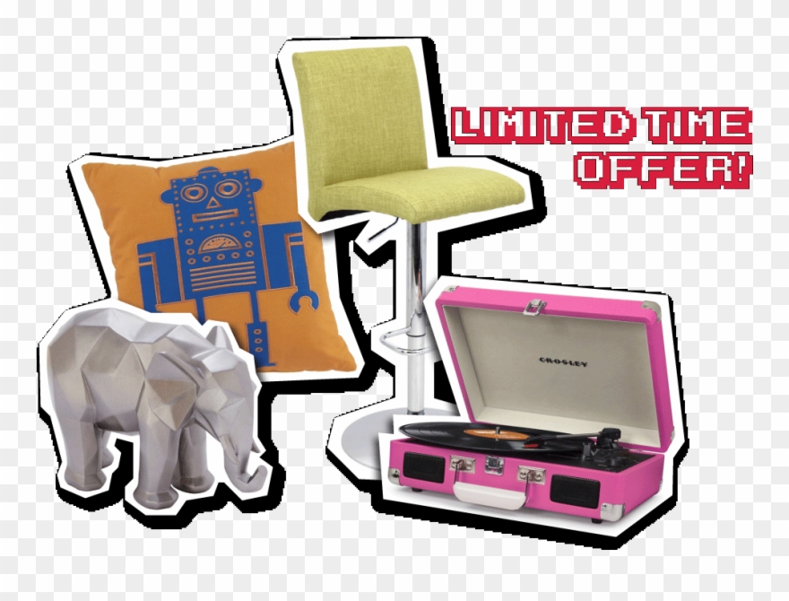 Furniture Clipart Furniture Delivery - Crosley Cr8005d-pi Cruiser Portable Turntable - Pink - Png Download