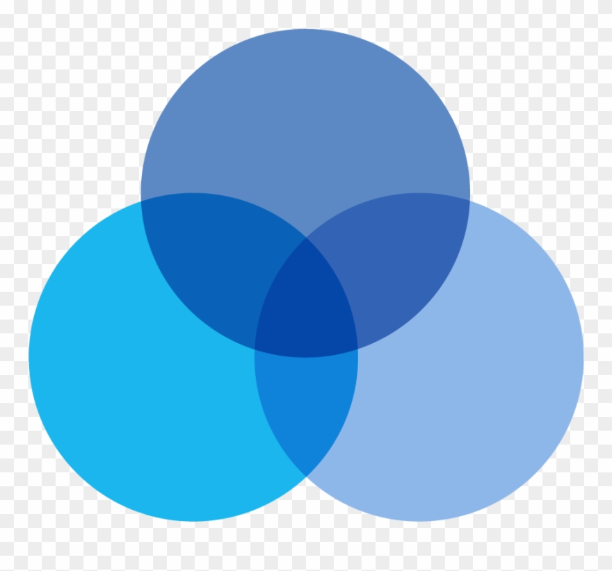 Home Coating Industries - Three Blue Circles Clipart