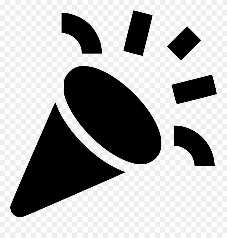 Party Popper Comments - Party Icon Png Free Clipart
