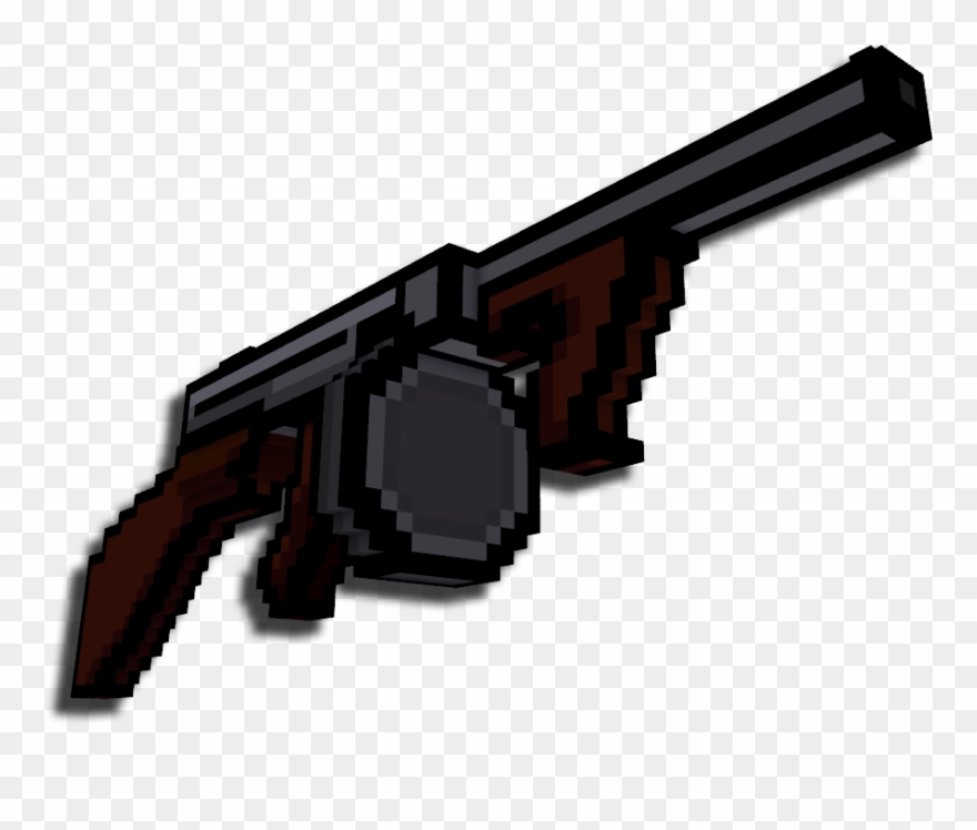 Tommy Gun - Pixel Gun Tommy Gun Clipart