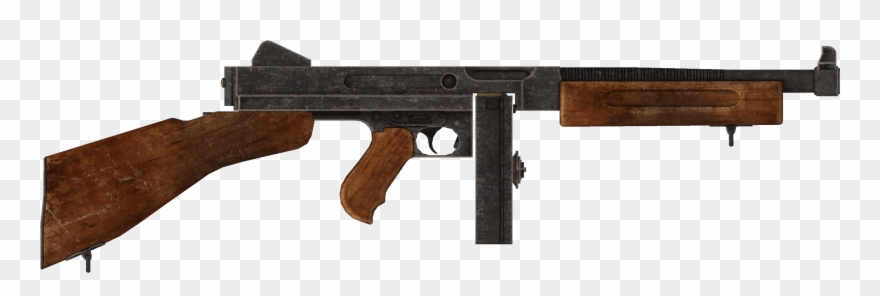 Clip Black And White Library 45 Clip Drum - Pubg Tommy Gun Png Transparent Png
