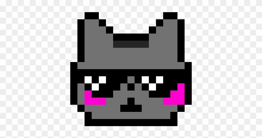 Cool Cat - Nyan Cat Face Png Clipart