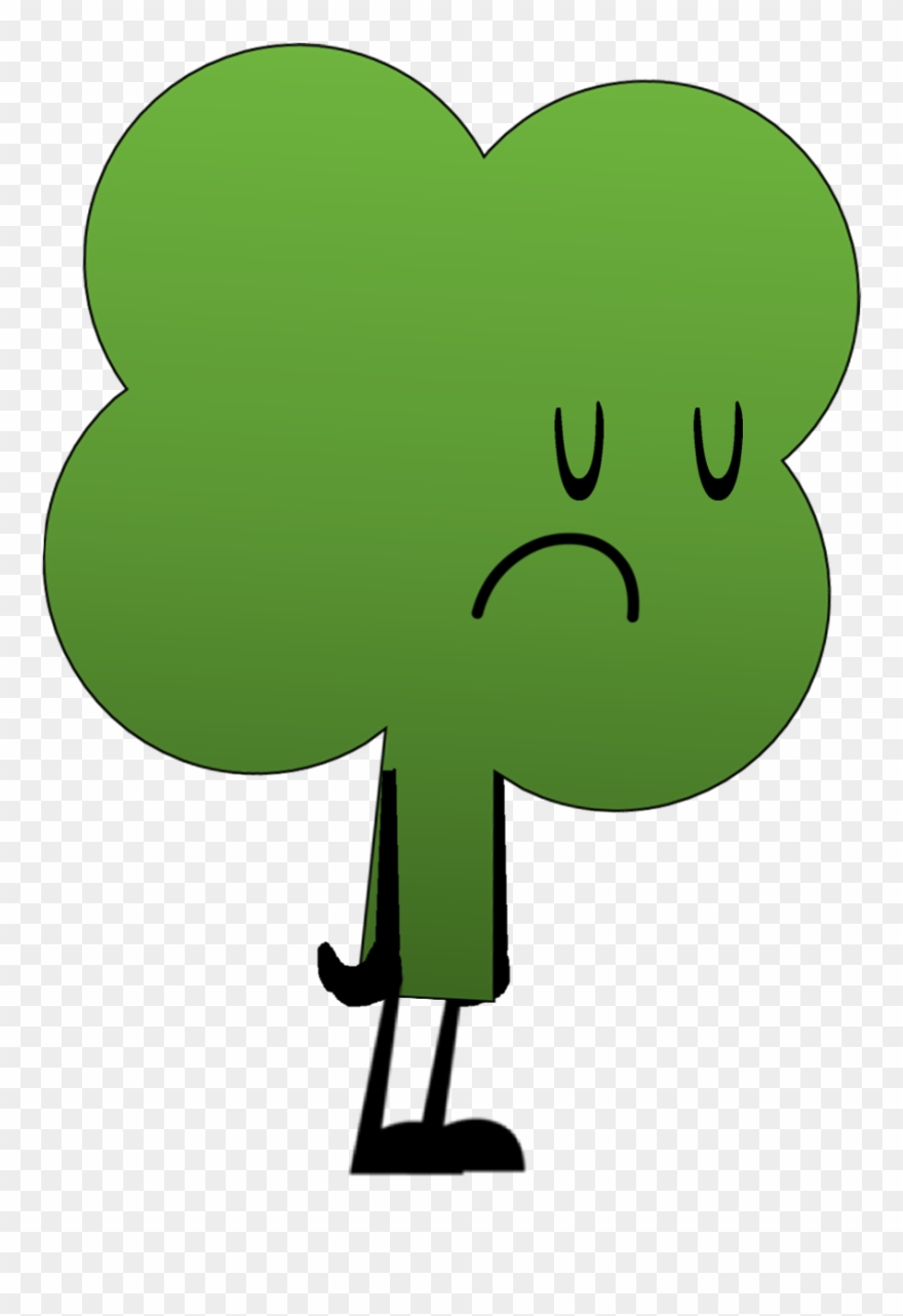 Cloveradfafdadfasfda - Sad Tree Cartoon Png Clipart