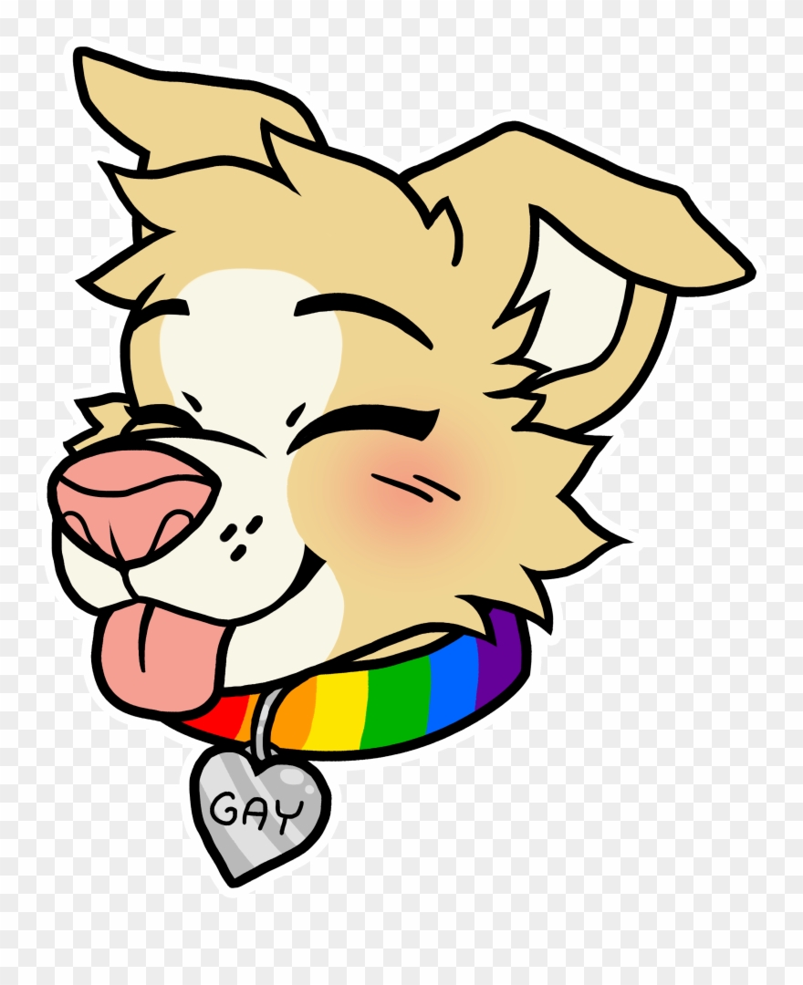Pupper Pride Gay - Cute Bi Pride Art Clipart