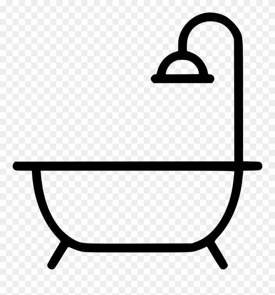 Bathroom Bath Shower Comments - Icon Clipart