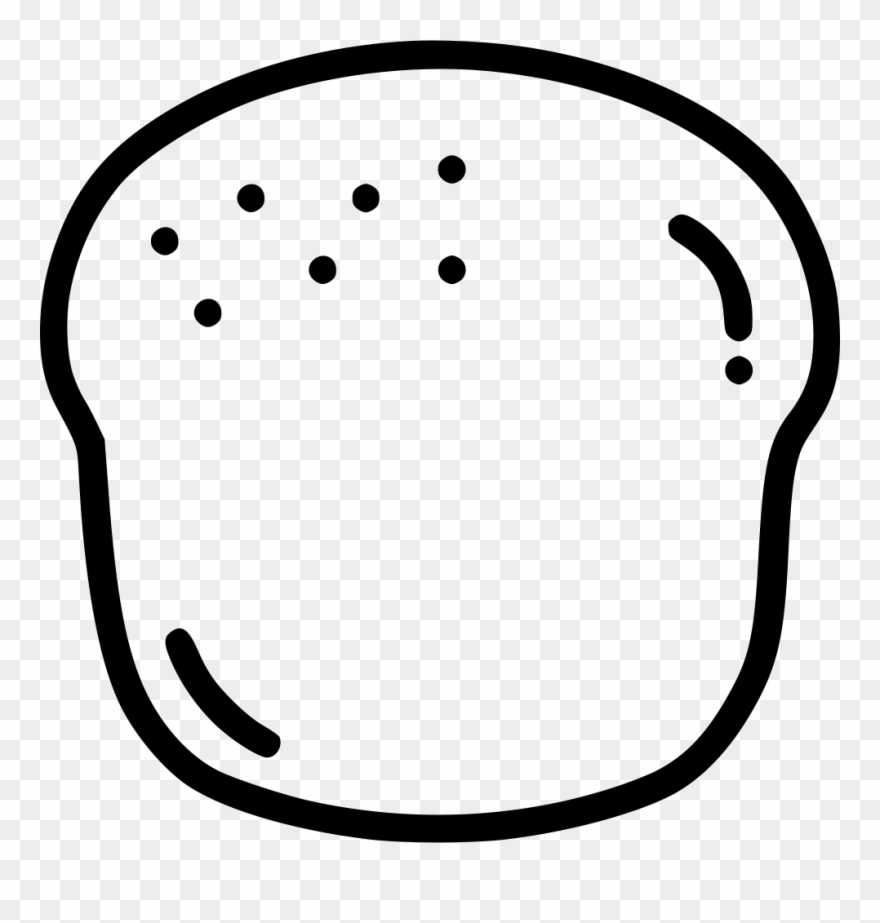 Scone Bagel Bread Pastry Bake Bakery Comments - Line Art Clipart