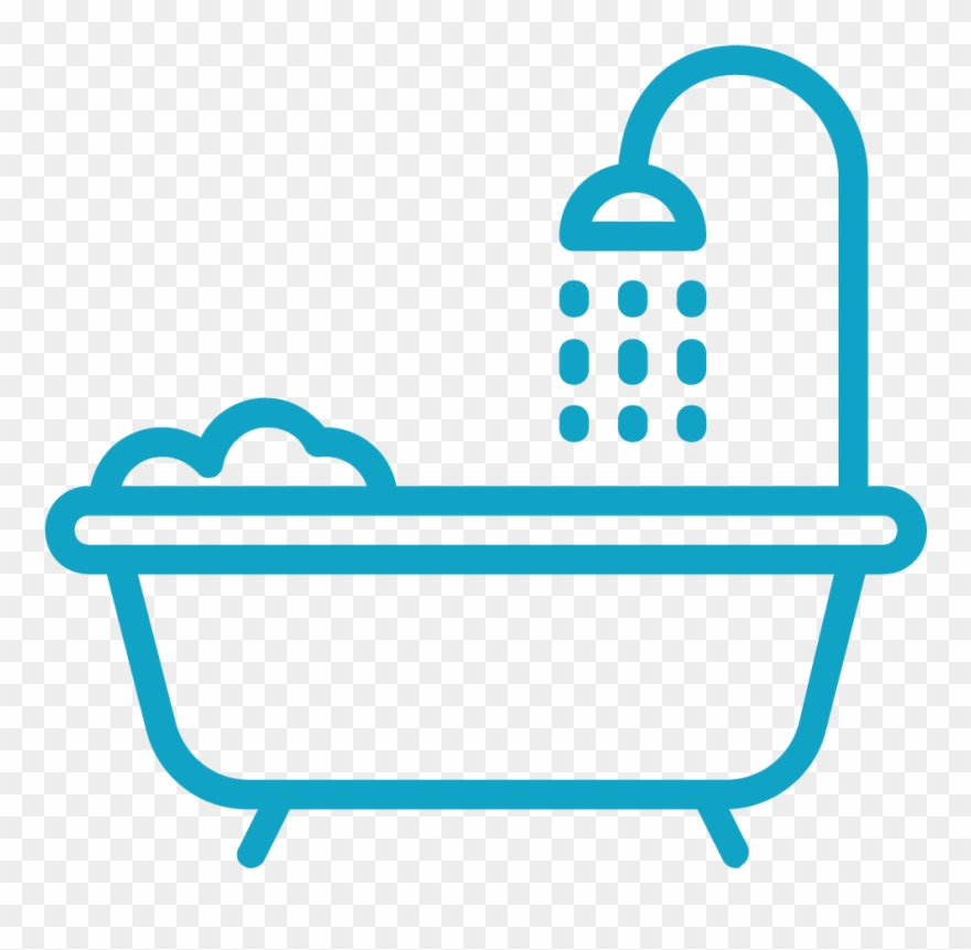 No Wifi, Attached Bathroom - Icone Salle De Bain Png Clipart