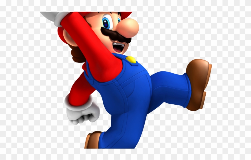 Mario Bros Clipart Jumping - New Super Mario Bros Wii - Png Download