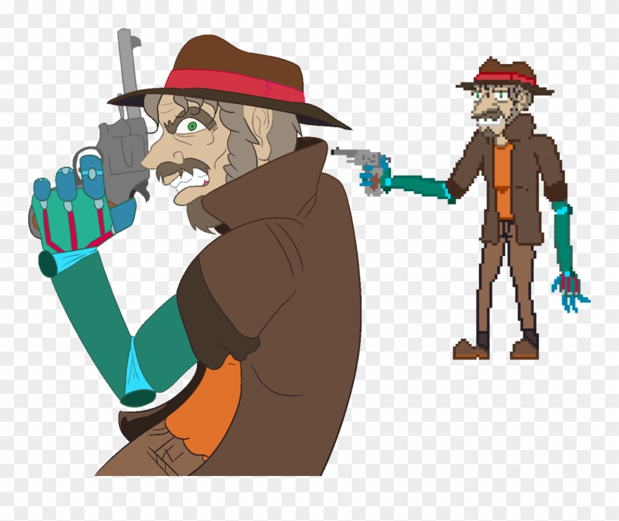 Author Comments - Robo-cowboy Clipart