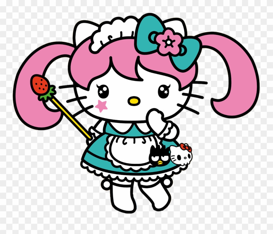 Cute Hellokitty Cosplay Sanrio Lolita Ribbon Xo Colorfu - Hello Kitty Clipart