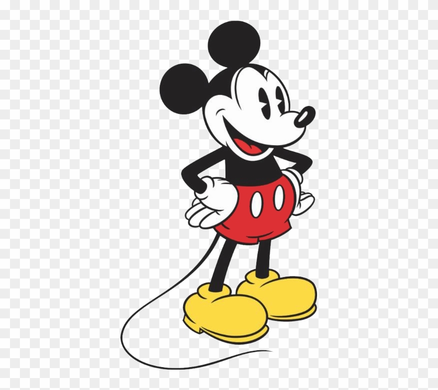 Snow Clipart Mickey - Vintage Mickey Mouse Classic - Png Download
