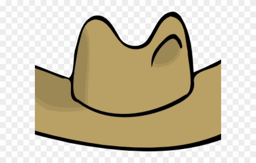 Hat Clipart Farmers - Cartoon Cowboy Hat Shower Curtain - Png Download