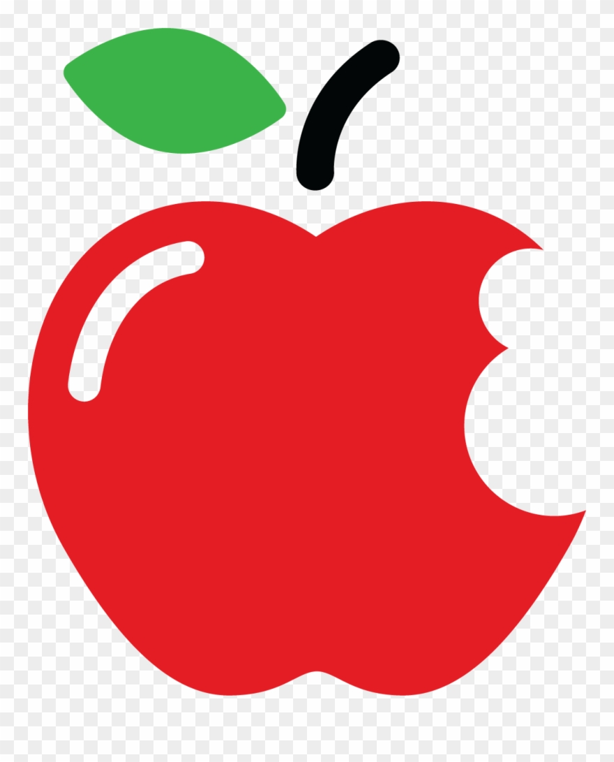 Pfe Bite-sized Learning Series - Cartoon Apple With Bite Clipart