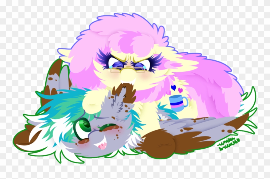 Vanillaswirl6, Biting, Blushing, Chest Fluff, Colored Clipart