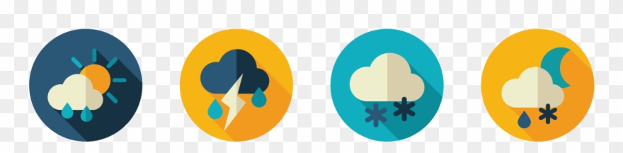 Unexpected Weather - Circle Clipart