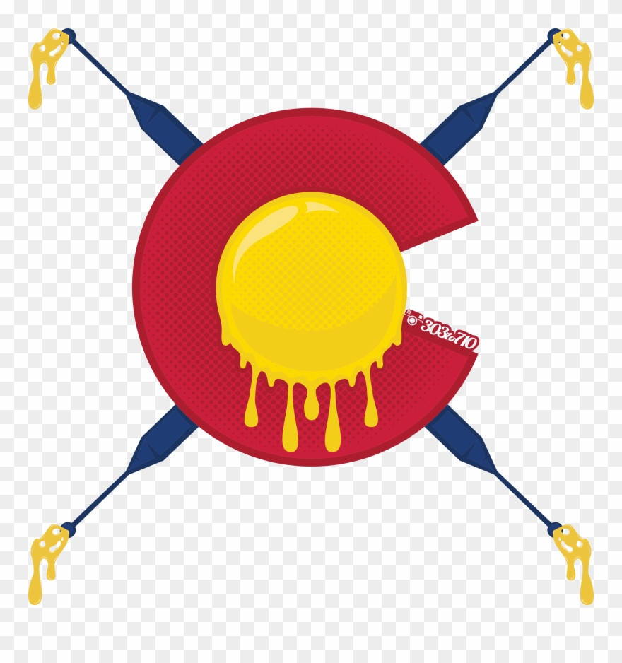 Image Of Full Redesign Drip Colorado Skin Die Cut - ピン ホール カメラ 工作 作り方 Clipart