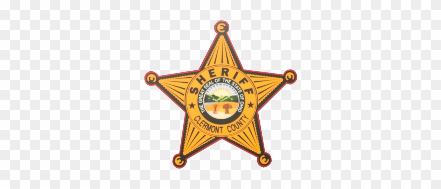 Sheriff Badge Banner Clermont County Sheriff Png Clermont - Sheriff Badge Png Clipart