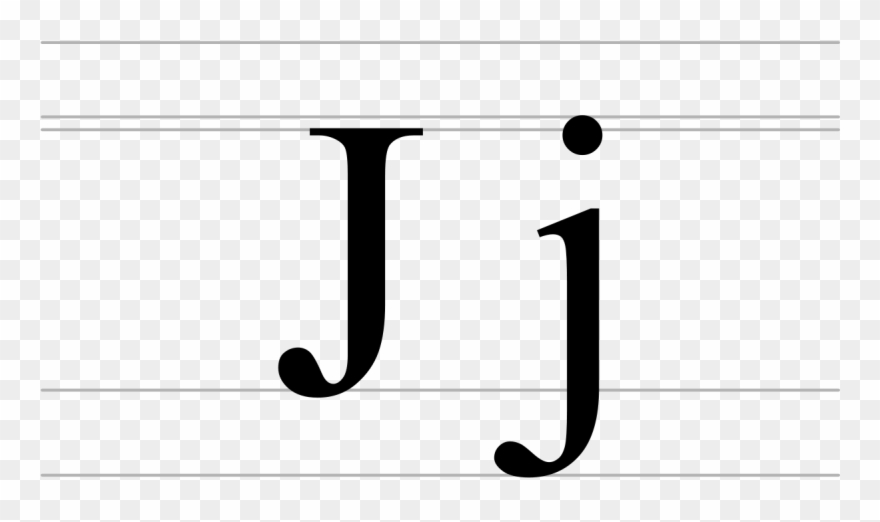 Capital And Lowercase J Clipart