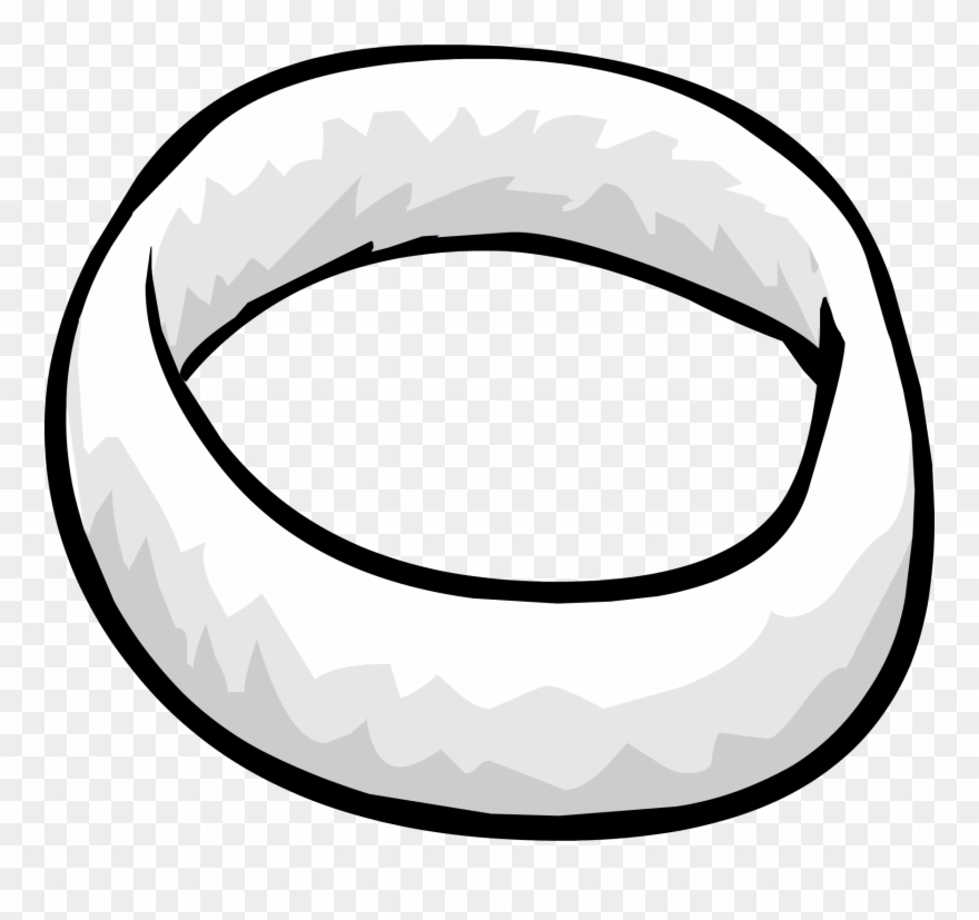 White Head Band - Club Penguin Headband Clipart