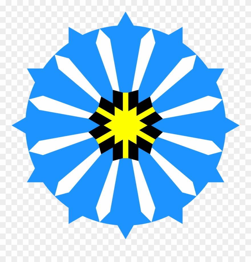 Snowflakes Pattern Fold Clipart