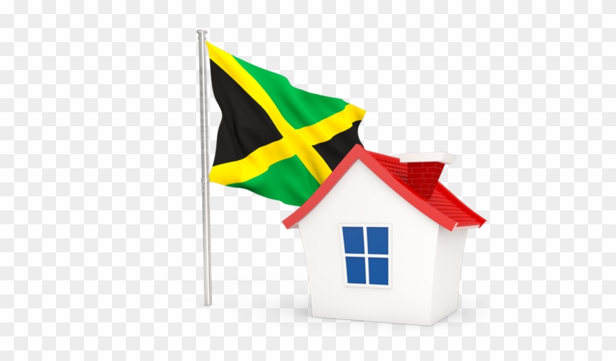 Download Flag Icon Of Jamaica At Png Format - Flag Malaysia With House Clipart