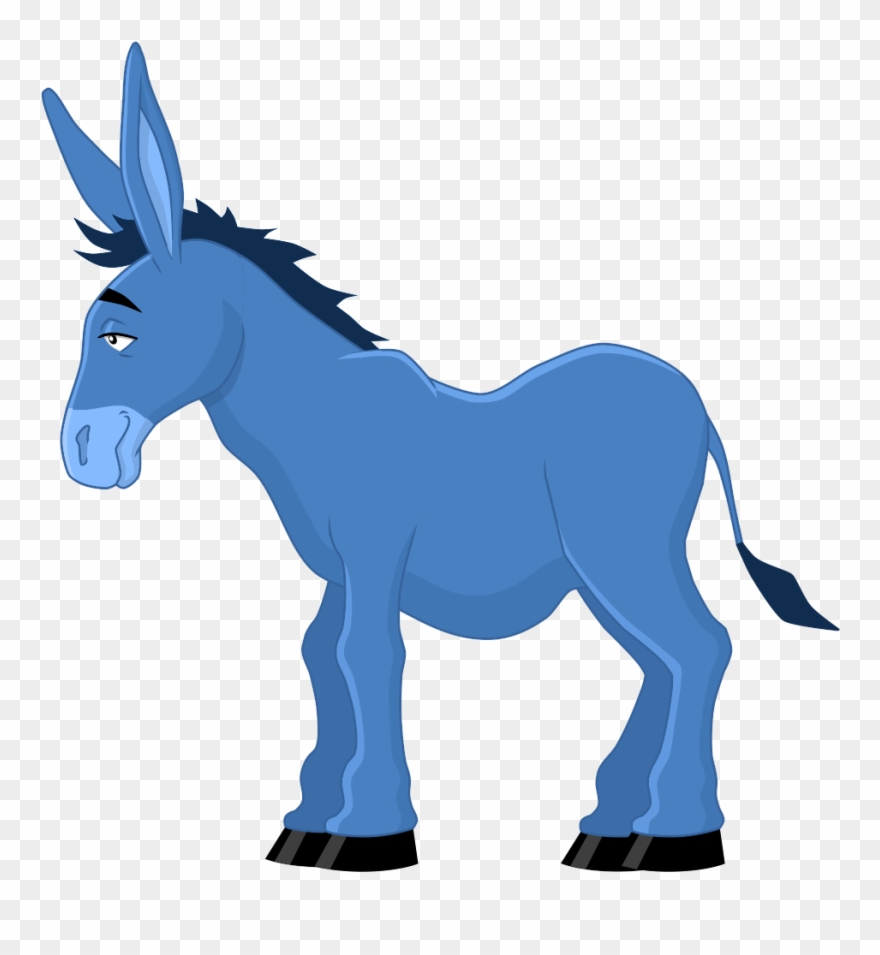 Donkey Clipart Side View - Anime Donkey Png Transparent Png