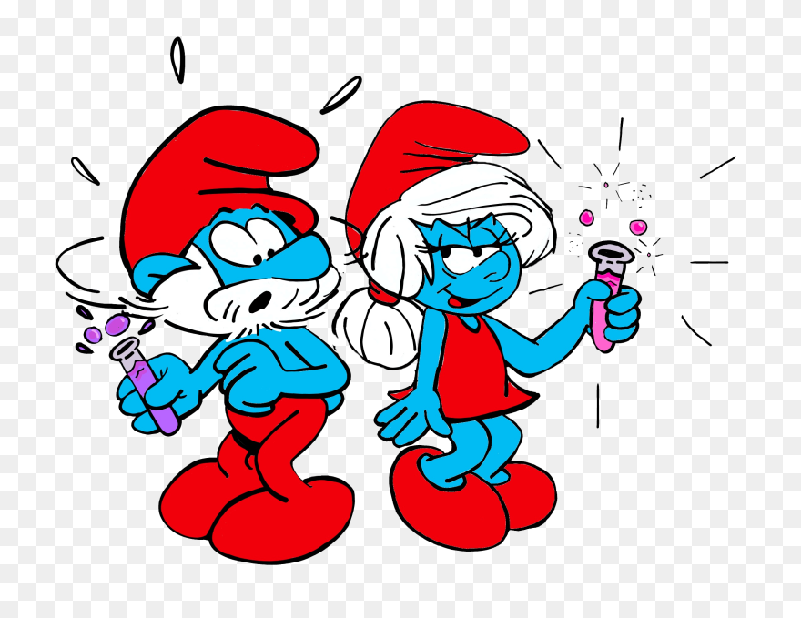 Publicat De Eu Ciresica La - Smurf Grouchy Clipart