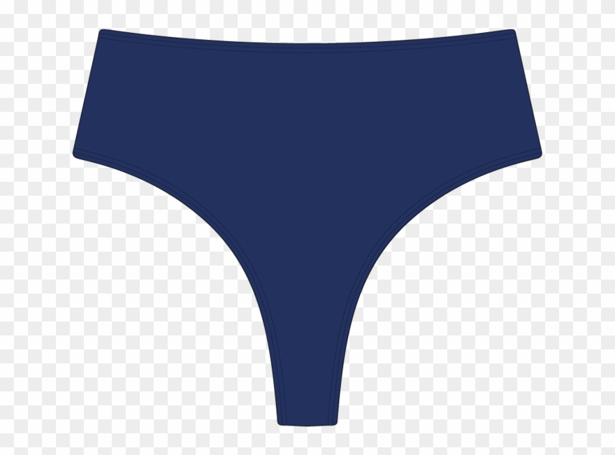 Laguna Blue Waist Bottoms Boutine La Highwaist - Panties Clipart