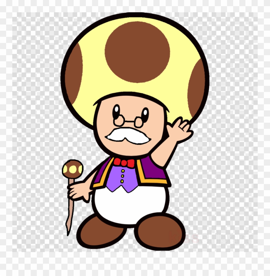 Toad Super Mario Bros - Super Mario Toad 2d Clipart