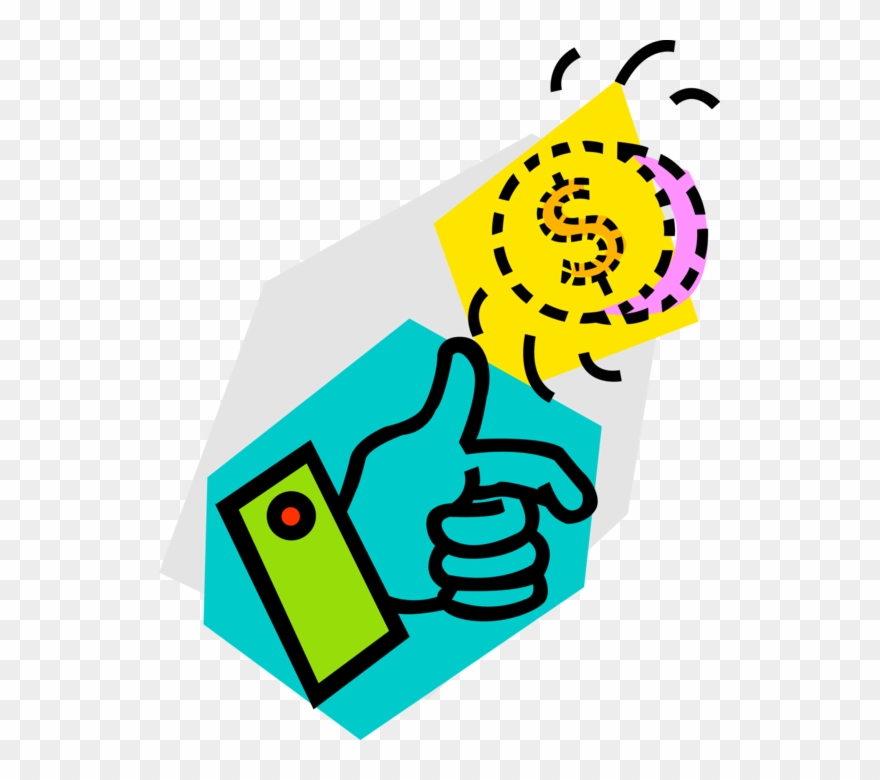 Vector Illustration Of Hand Flipping Money Coin In - Fair Coin Clipart