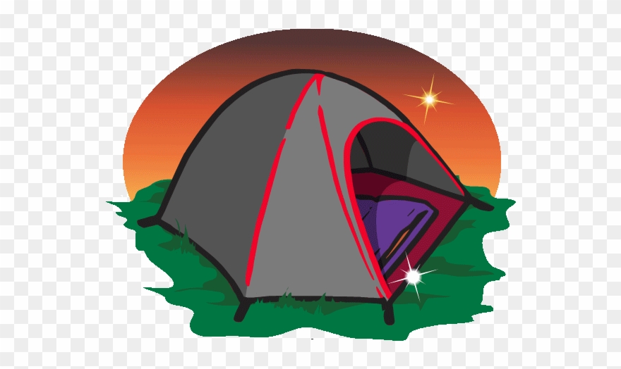 Tent Transparent Animated Vector Freeuse Library - Hiking Transparent Animated Gif Clipart